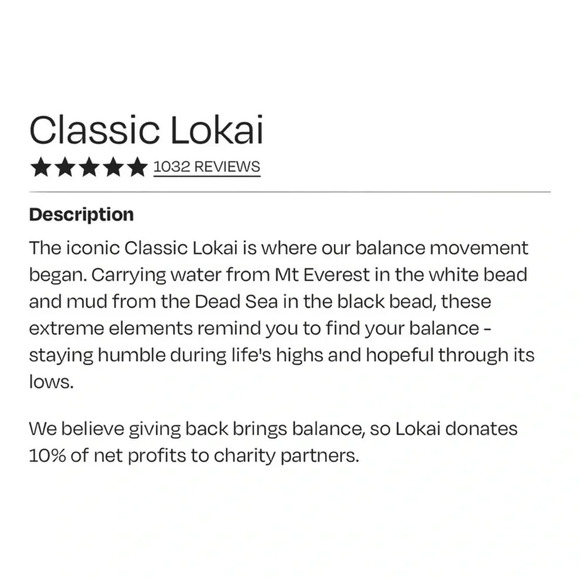 CLASSIC LOKAI Medium Unisex Bracelet NWT - Picture 2 of 15